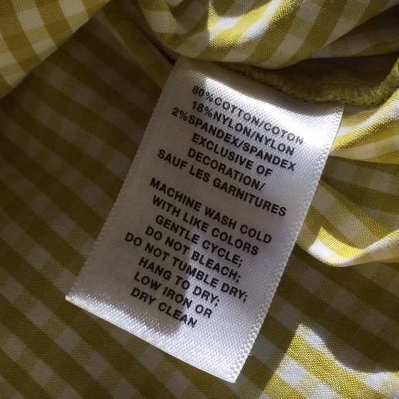 Lafayette 148 women’s button front shirt gingham - Picture 4 of 4